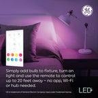GE 93129136 LED+ Color Changing A19 Light Bulbs 2-Pack