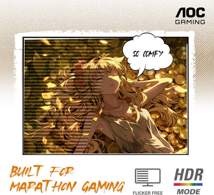AOC CQ32G3SE 32-Inch 165Hz Curved Gaming Monitor