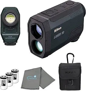Nikon Laser 50 Rangefinder 6X Magnification Bundle