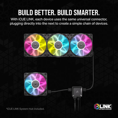 Corsair CO-9051022-WW iCUE Link RX120 RGB Fan Triple Pack
