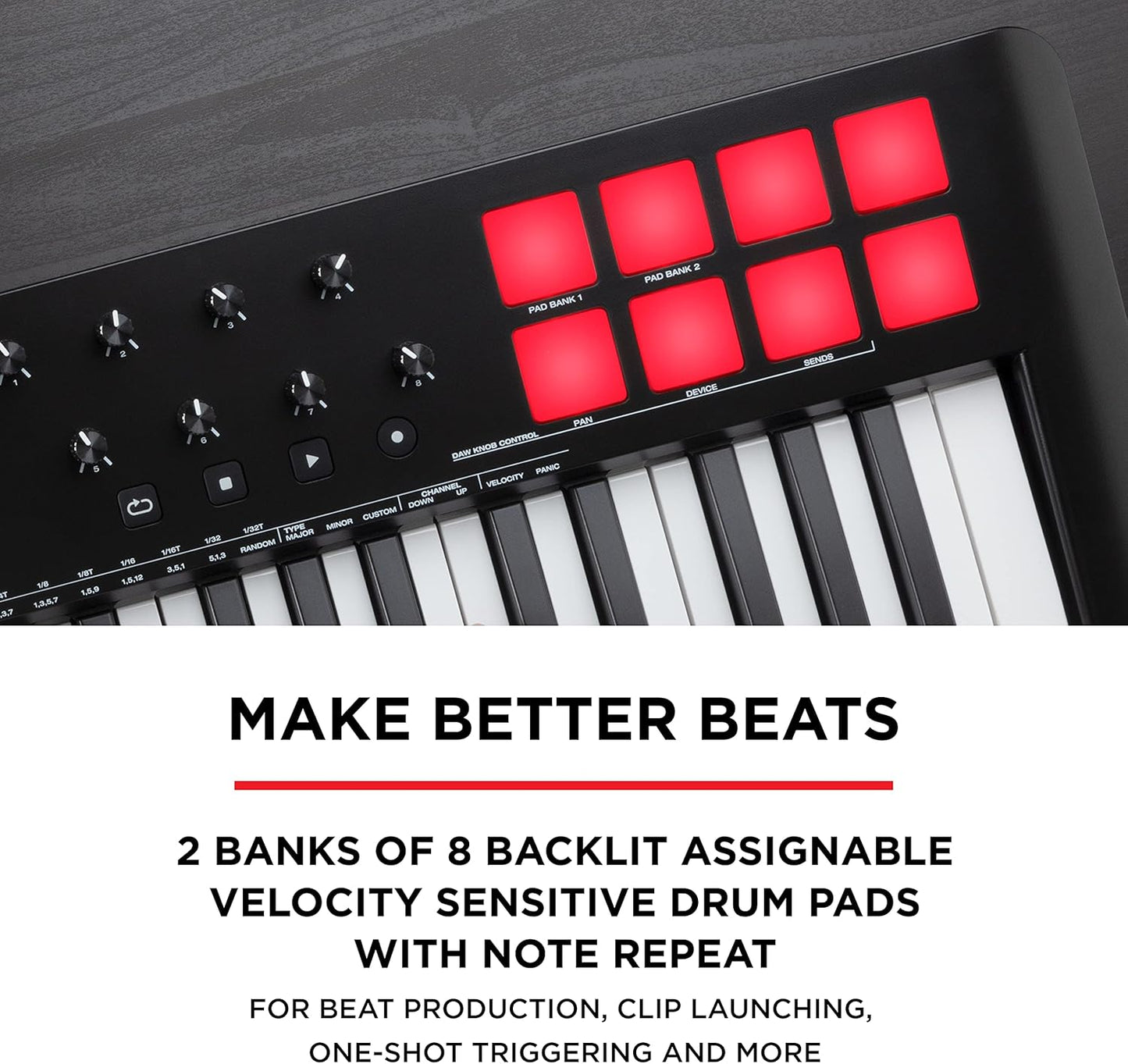 M-Audio Oxygen 49 MKV MIDI Keyboard Controller Beat Pads Software Suite