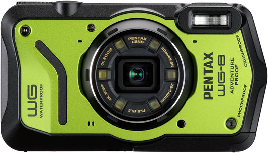 Pentax 01502 WG-8 Green Waterproof Adventure Camera