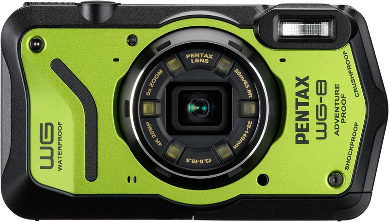 Pentax 01502 WG-8 Green Waterproof Adventure Camera — main product image