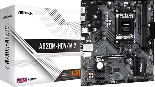 ASRock A620M-HDV/M.2 AM5 Ryzen 7000 Motherboard
