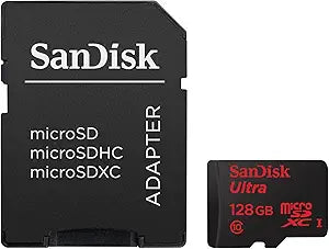 SanDisk Ultra 128GB microSDXC UHS-I Card — main product image