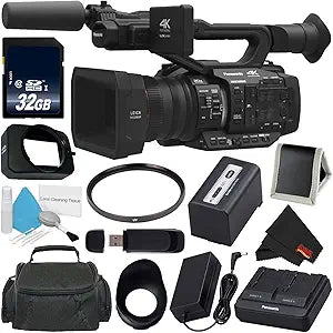 Panasonic AG-UX180 4K Camcorder 32GB Bundle