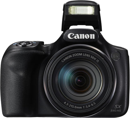 Canon 1067C015AA PowerShot SX540 HS 50x Zoom Camera Renewed