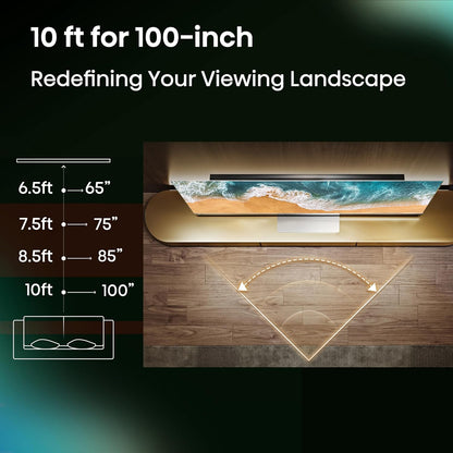 Hisense 100QD7N 100-Inch QLED 4K Google Smart TV
