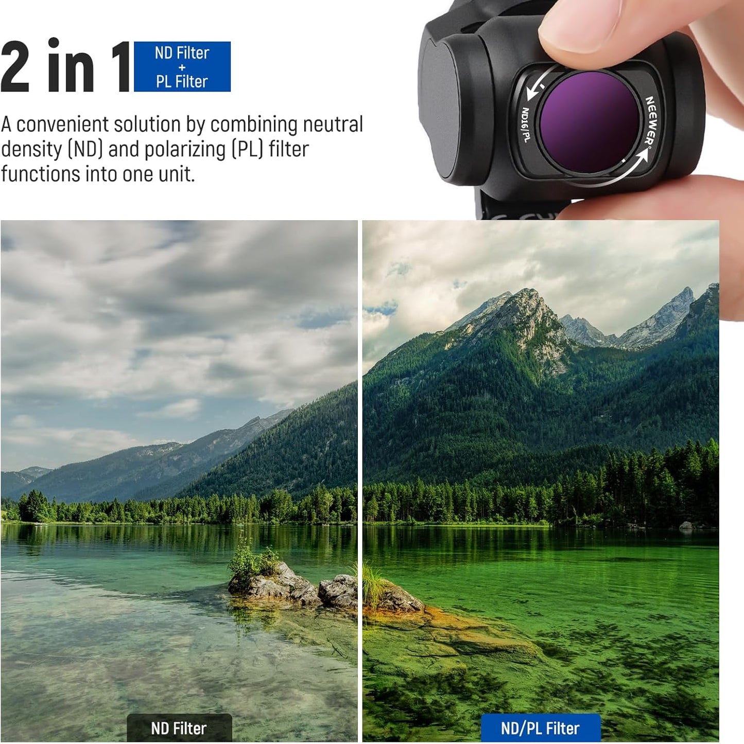 Neewer 10103578 DJI Osmo Pocket 3 Filter Set