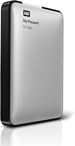 Western Digital WDBL1D5000ABK My Passport Mac 500GB USB Drive