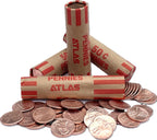 Atlas ACW-112P Preformed Penny Coin Wrappers - 112 Count