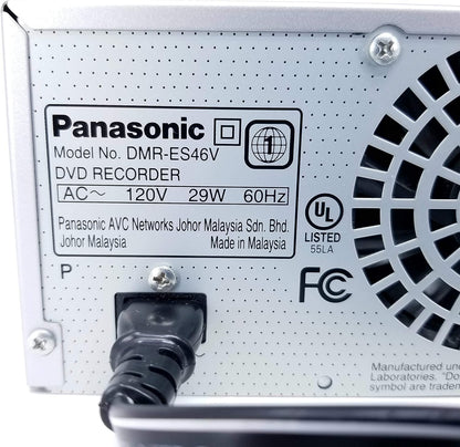 Panasonic DMR-ES46VS VHS/DVD Recorder - Silver Combo Player