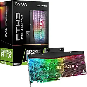 EVGA 12G-P5-4879-KL RTX 3080 FTW3 Hydro Copper