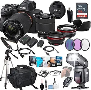 Sony ILCE-7M4K/B a7 IV Mirrorless Camera with 28-70mm Lens Bundle