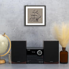 Sharp XL-B512 Bluetooth CD Micro System - Mahogany Oak