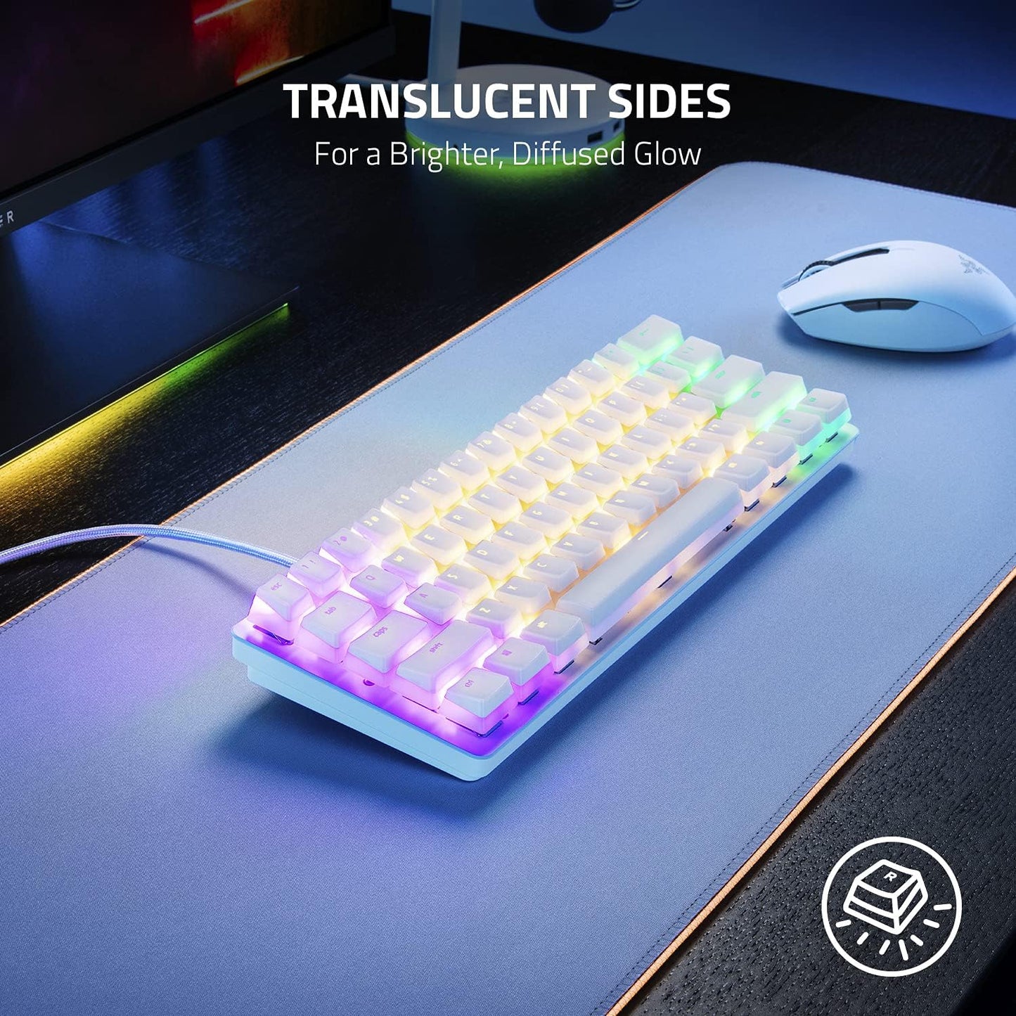 Razer RC21-01740200-R3M1 Phantom Keycap Upgrade Set - White
