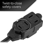 GE 45148 3-Outlet 6Ft Extension Cord Power Strip