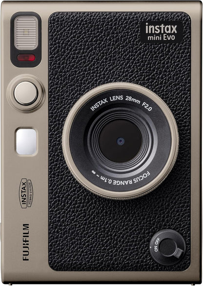Fujifilm INSTAX Mini EVO Limited Edition Instant Camera (Titanium Gold)