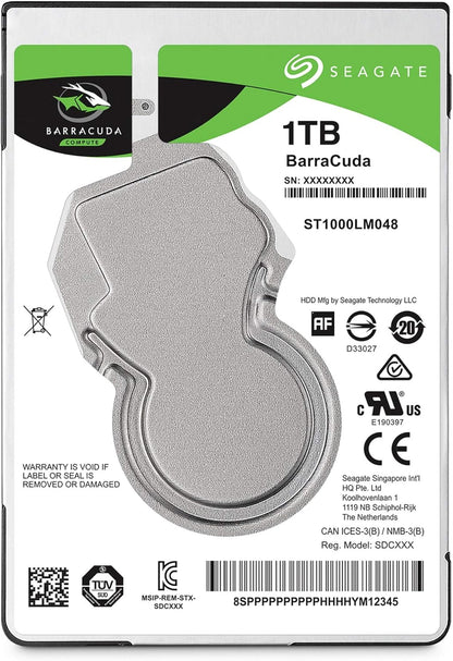 Seagate ST1000LM048 BarraCuda 1TB 2.5" Internal HDD
