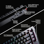 HyperX 91Y91AA#ABA Alloy Rise 75 Wireless Gaming Keyboard
