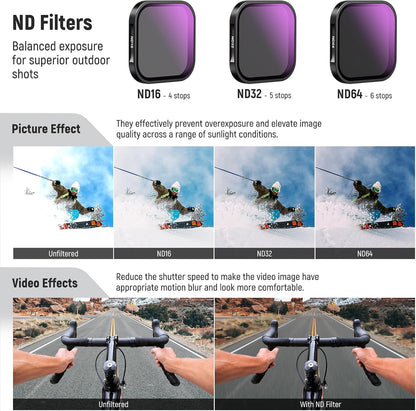 NEEWER 10103921 ND & CPL Filter Set for Insta360 Ace Pro