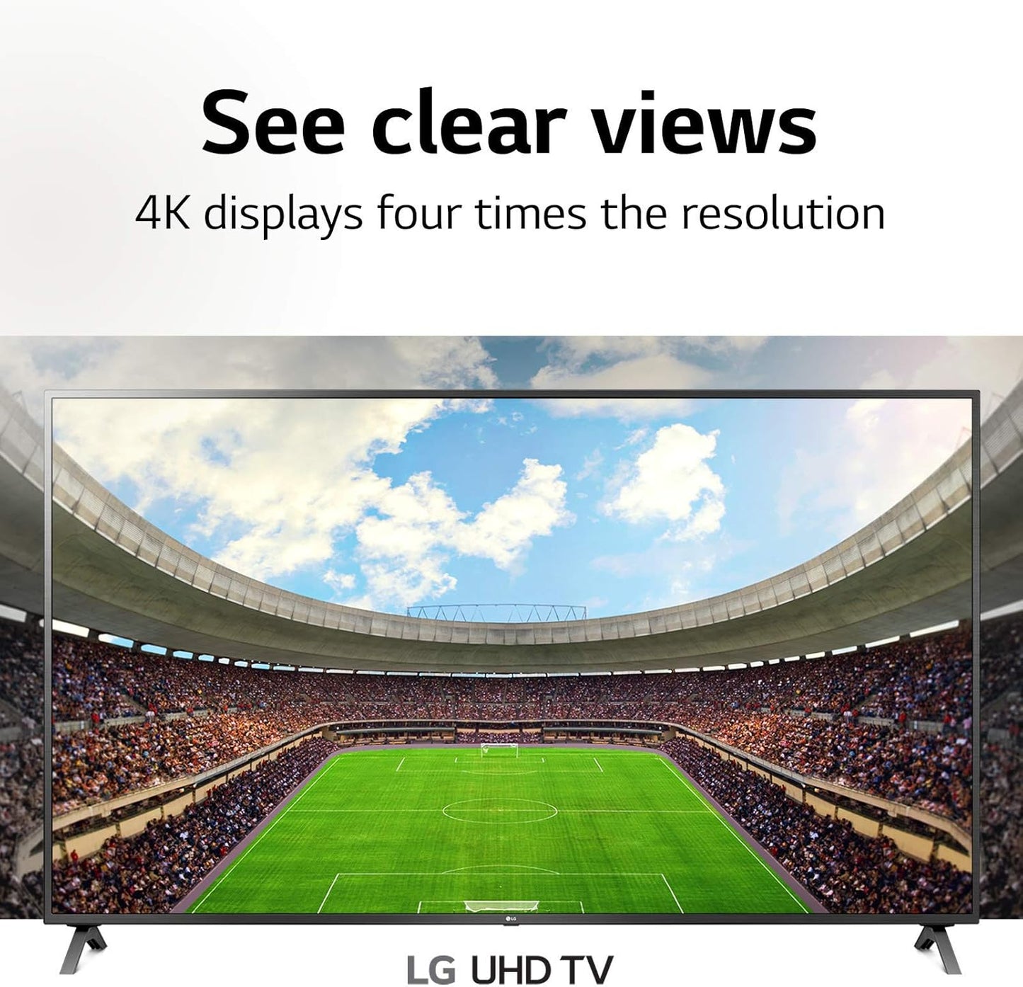 LG 75UN7370PUE 75" 4K UHD Smart TV Renewed