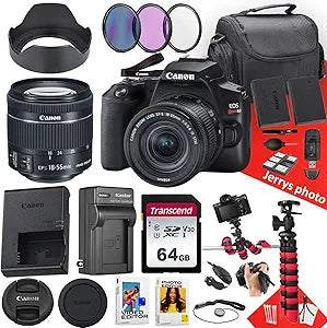 Canon EOS Rebel SL3: 18-55mm Lens Bundle, 4K DSLR — main product image