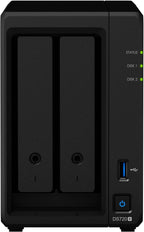 Synology ASIHLAMZ310 DS720+ NAS Server, Celeron, 6GB RAM, 4TB SSD