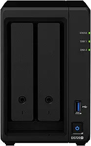 Synology ASIHLAMZ307 DS720+ NAS Server 4TB HDD