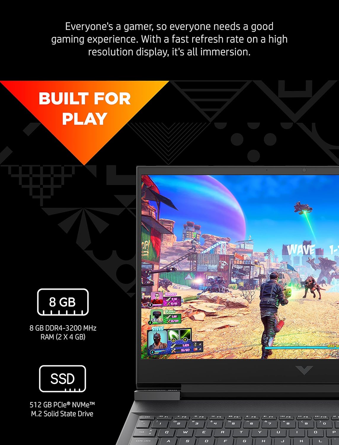 HP 405F8UA#ABA Victus 16 i7 RTX 3050 Ti Gaming Laptop