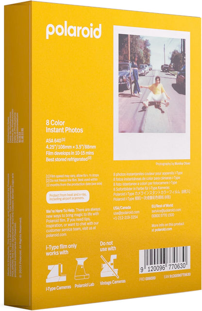 Polaroid Color I-Type Film 8 Exposures
