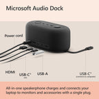 Microsoft IVF-00001 Audio Dock Speakerphone USB-C Hub