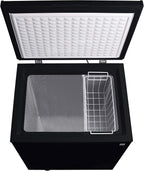 RCA RFRF510-BLACK 5.3 Cu. Ft. Black Chest Freezer