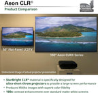 Elite Screens AR123H-CLR-X Aeon CLR Ultra-Short Throw Projector Screen