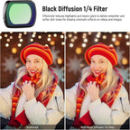 Neewer 10104242 Magnetic Black Diffusion Filter for DJI Pocket 3