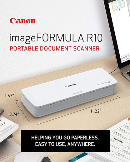 Canon 4861C001 imageFORMULA R10 Portable Scanner