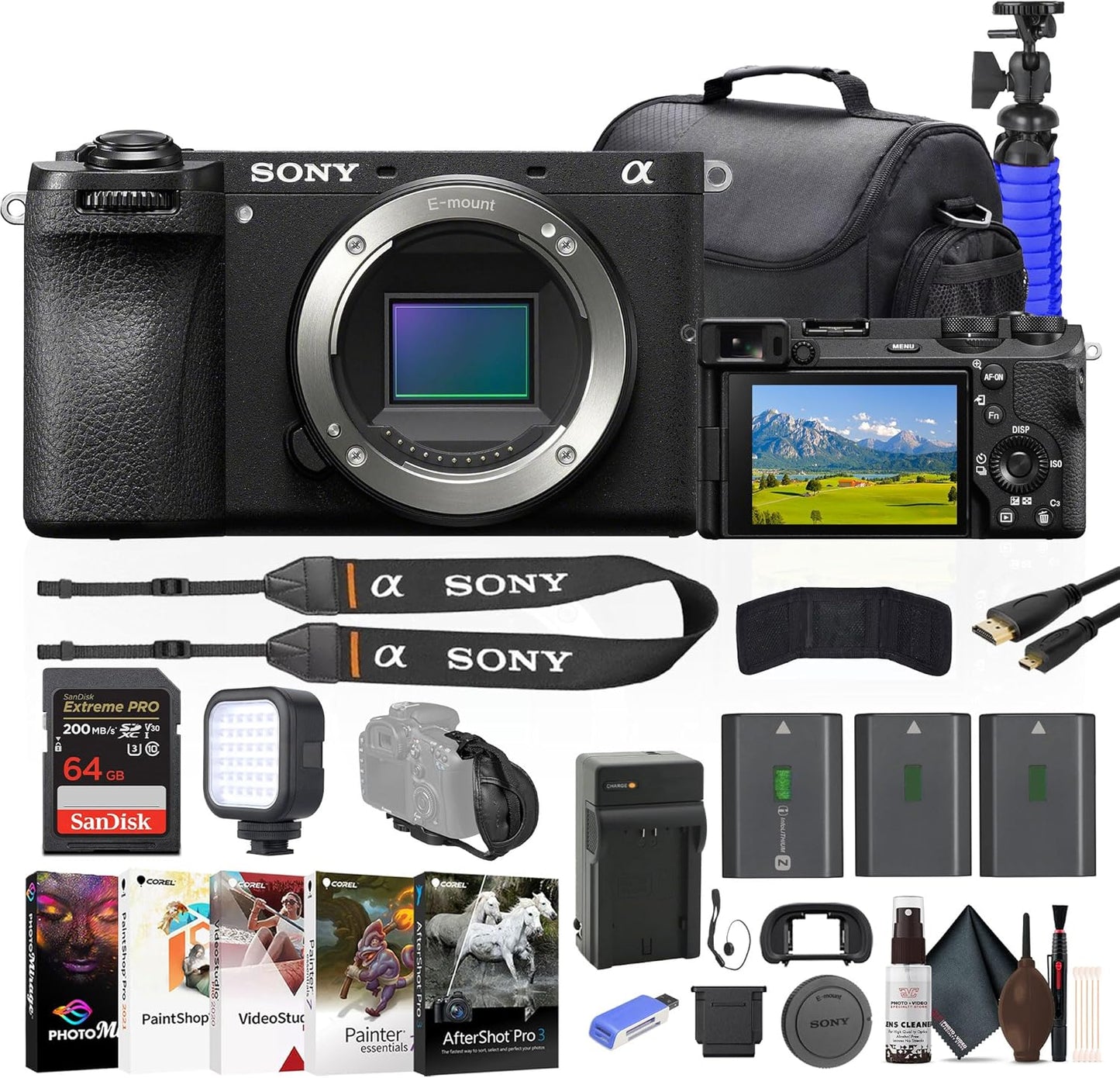 Sony ILCE-6700 a6700 Mirrorless Camera Bundle