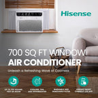Hisense AW1422CW1W 14000 BTU Window AC with WIFI