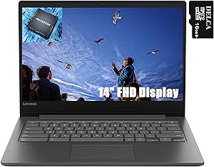 Lenovo Chromebook S330 14" FHD 4GB 64GB - 256G SD Card Bundle