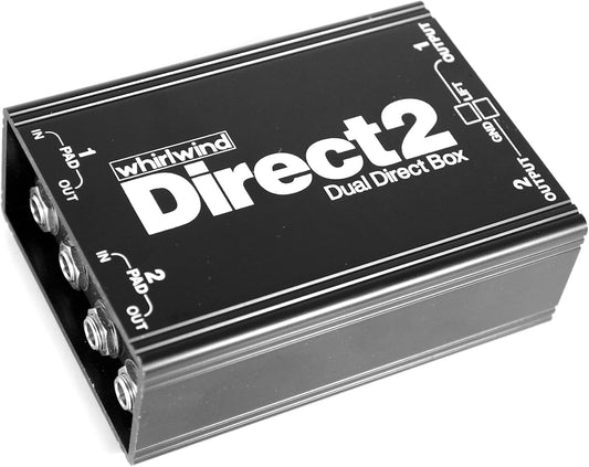 Whirlwind DIRECT2 Stereo Direct Box DI