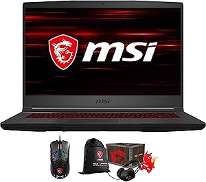 MSI GF63440-3203-25675 RTX 3050 Gaming Laptop Bundle