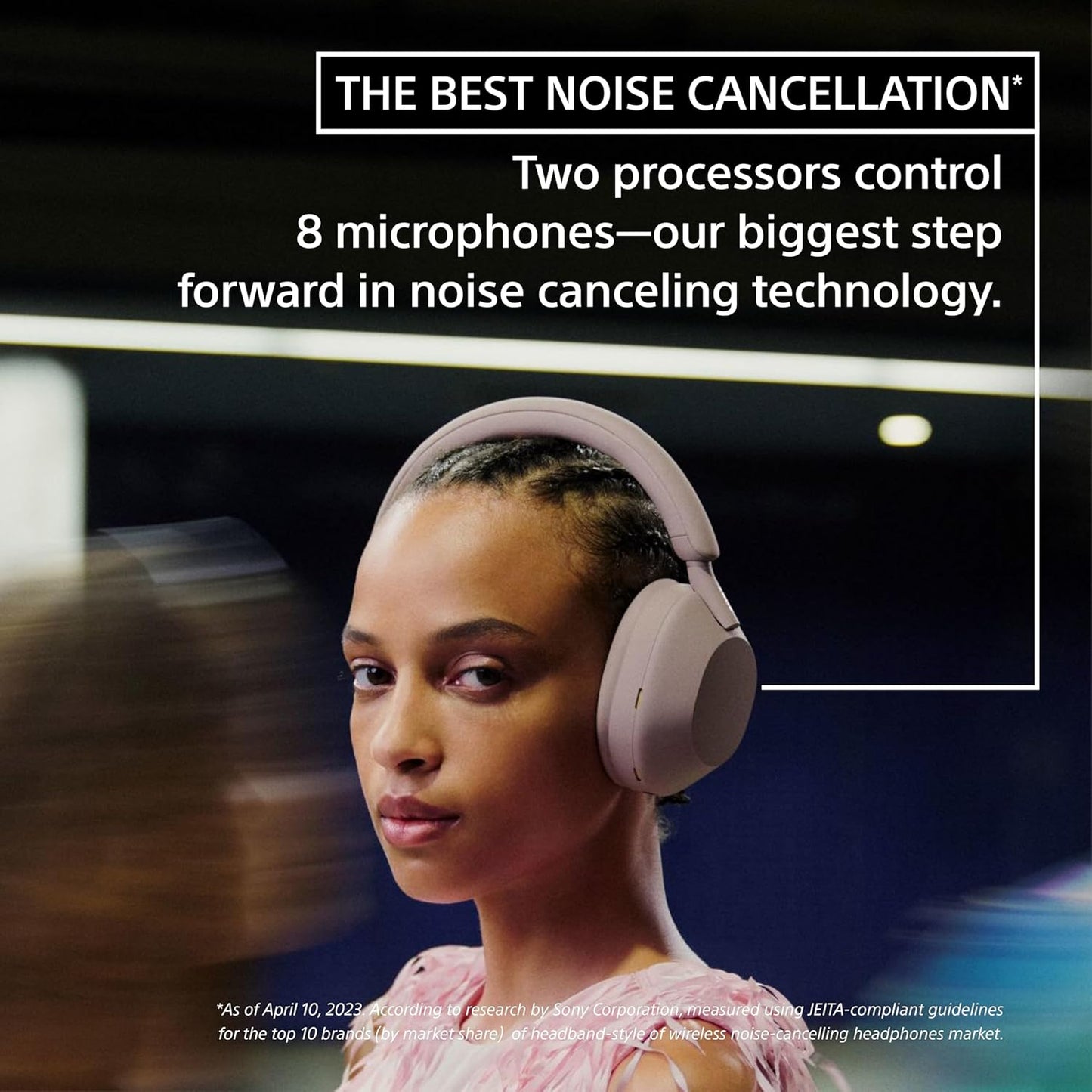 Sony WH1000XM5/S Wireless Noise Canceling Headphones Silver