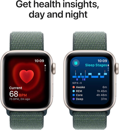 Apple Watch SE (2nd Gen) GPS, 40mm, Starlight Aluminium