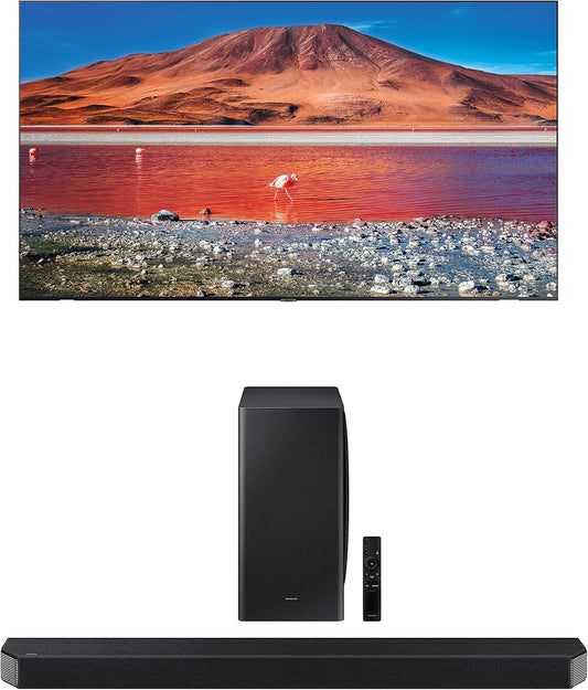 Samsung UN82TU7000 82" 4K Smart TV & HW-Q900A Soundbar