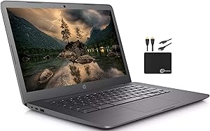 HP Premium Chromebook 14" HD - Celeron N3350 Laptop