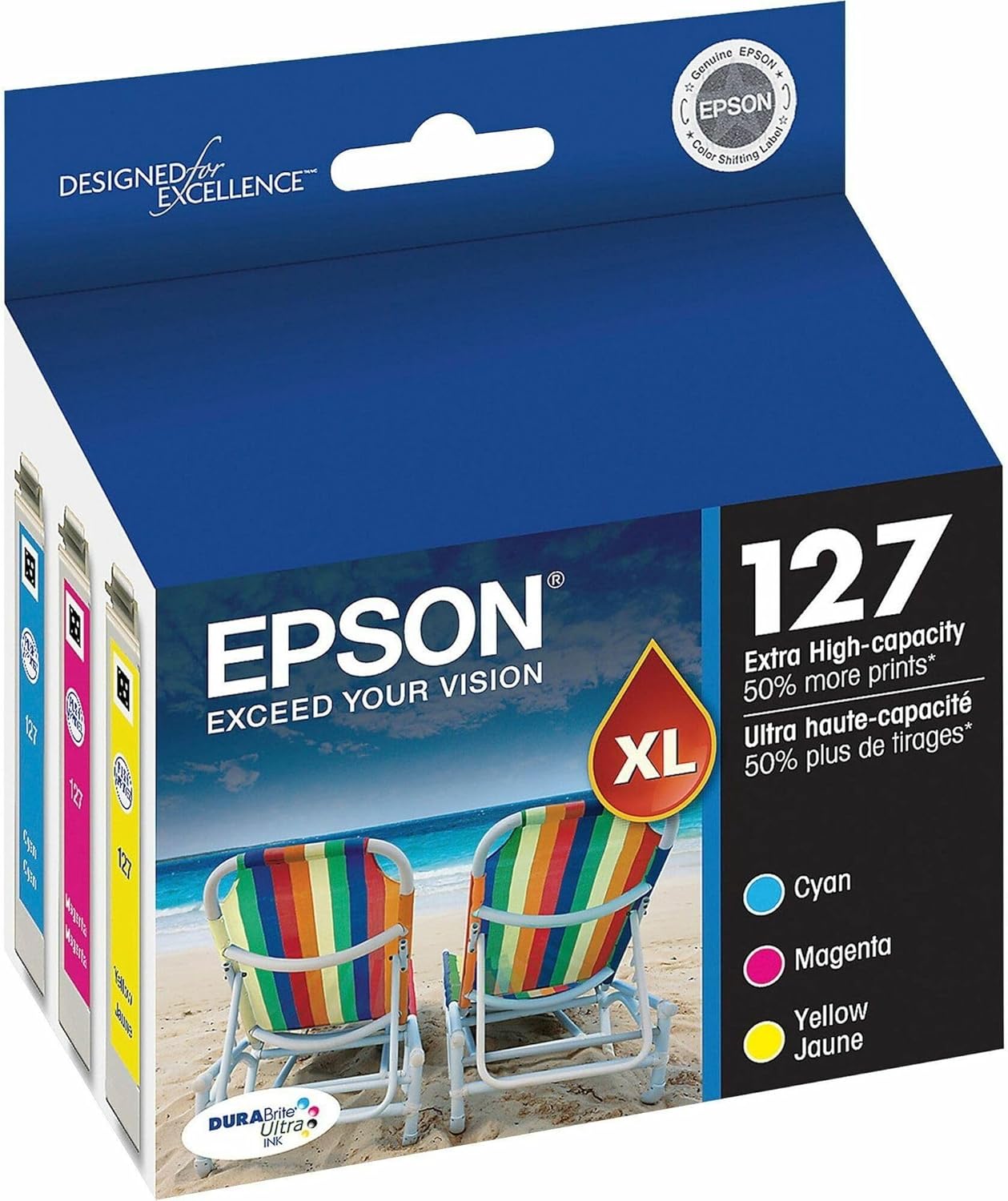 Epson T127520-S DURABrite Ultra Ink Color Combo Pack