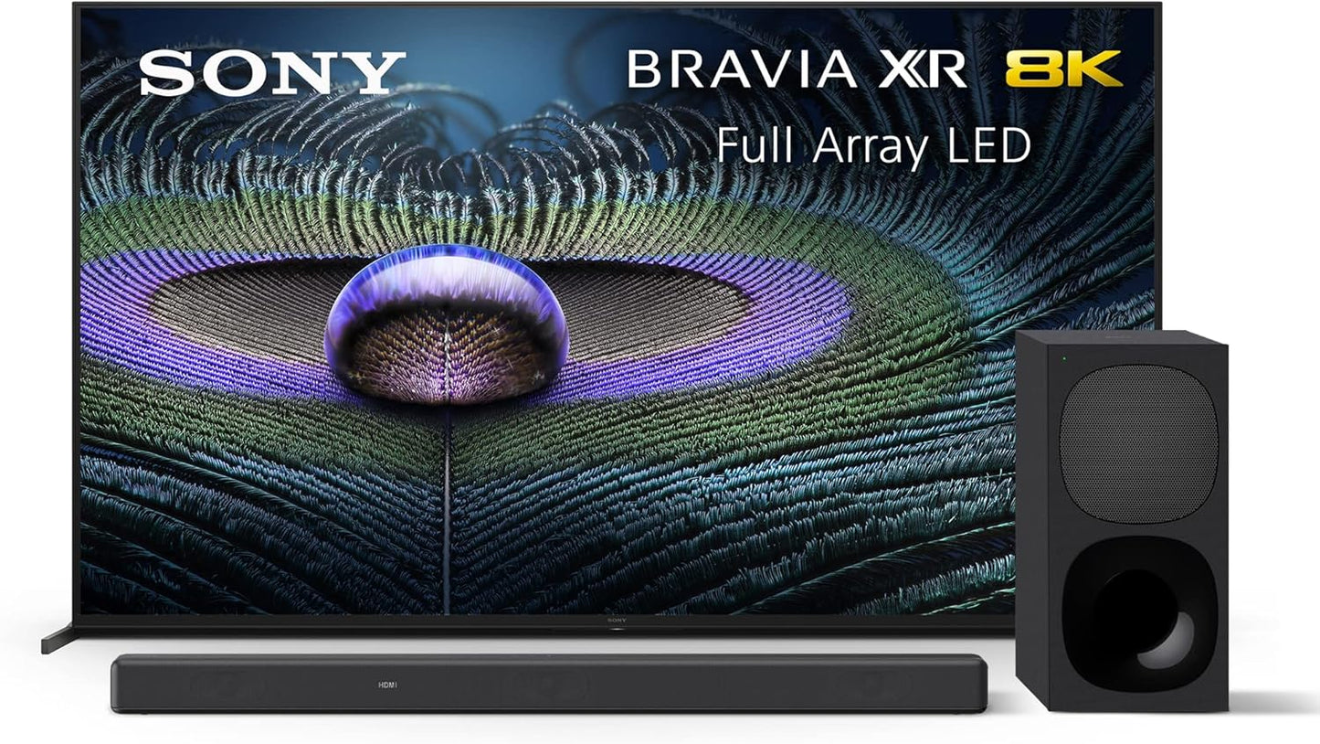 Sony BRAVIA XR Z9J 85-Inch 8K TV with HT-G700 Soundbar