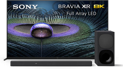 Sony BRAVIA XR Z9J 85-Inch 8K TV with HT-G700 Soundbar