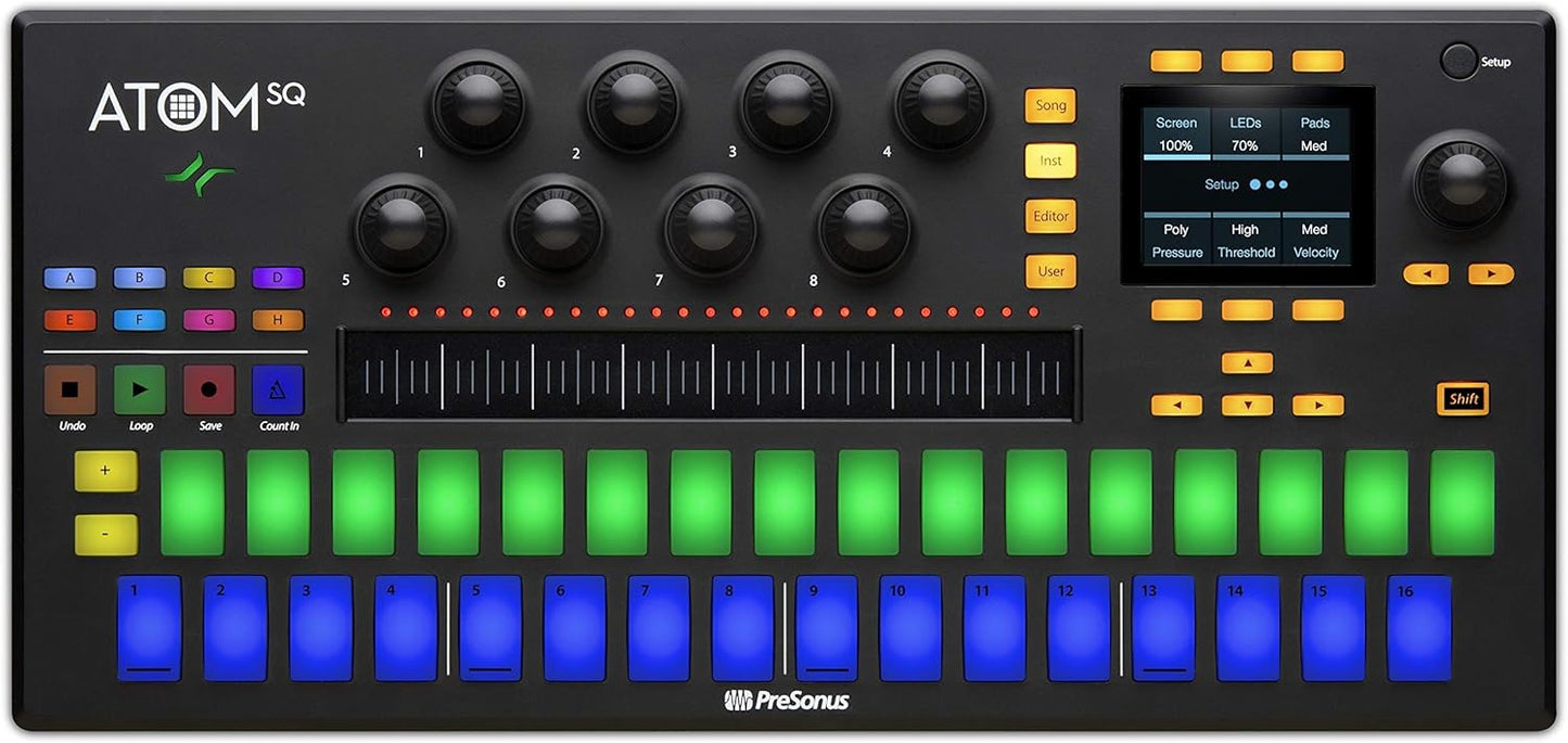 PreSonus 2020 ATOM SQ MIDI Keyboard Pad Controller (Renewed)