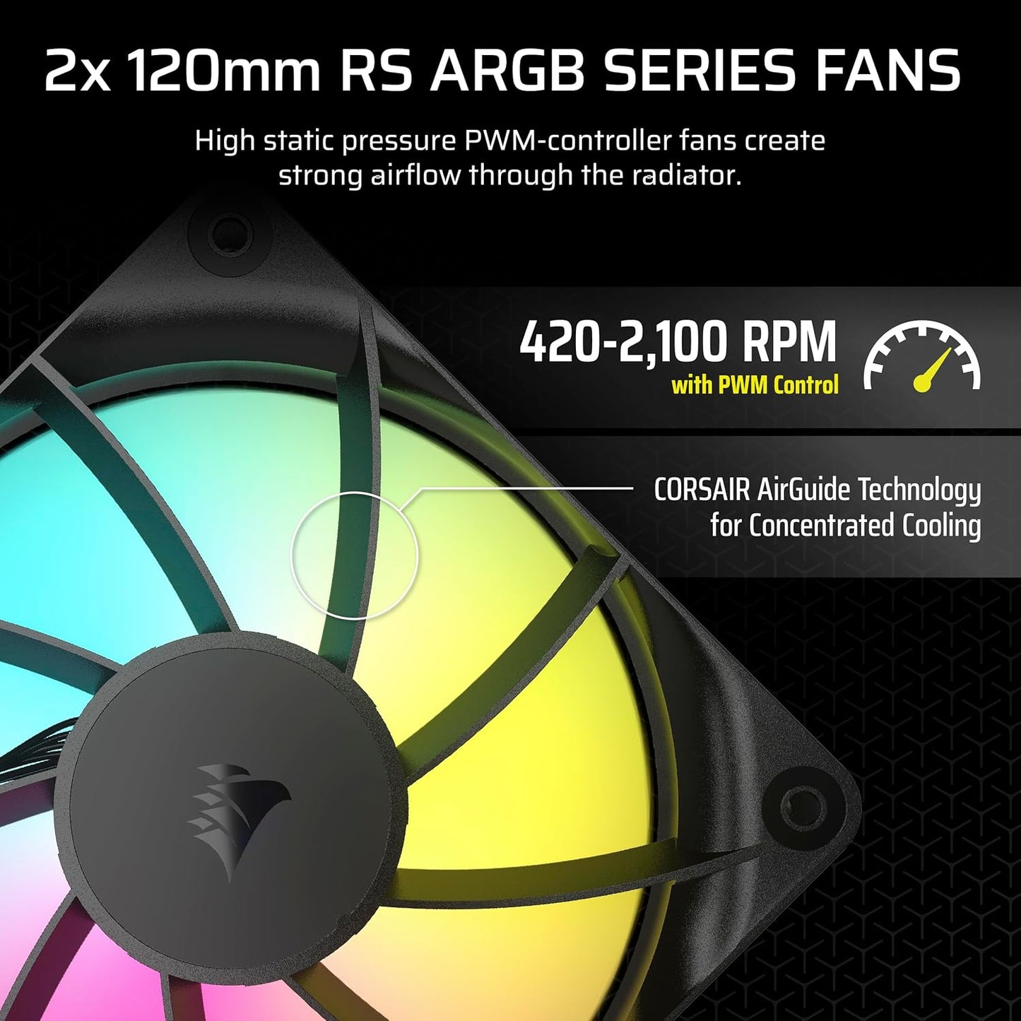 Corsair CW-9060092-WW Nautilus 240 RS ARGB Liquid CPU Cooler
